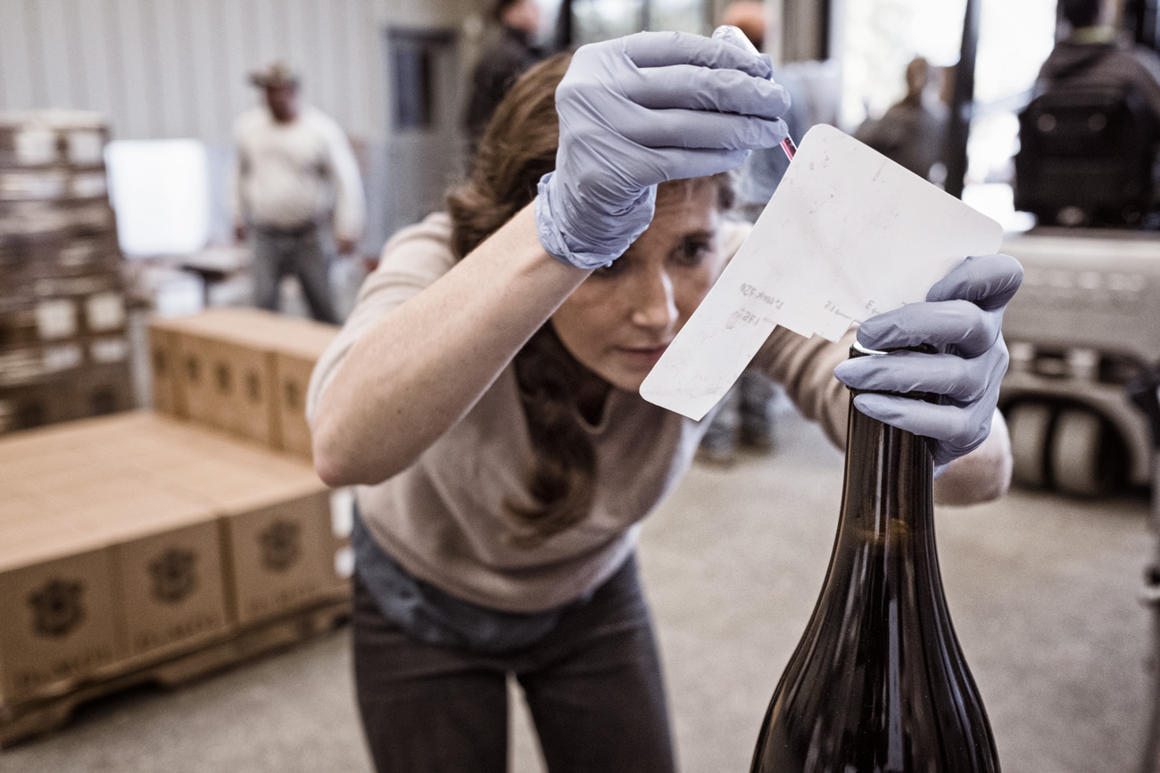 DuMOL Winery Jenna Gargrave bottling quality assurance